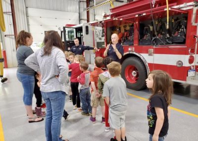 fire station tour for kids